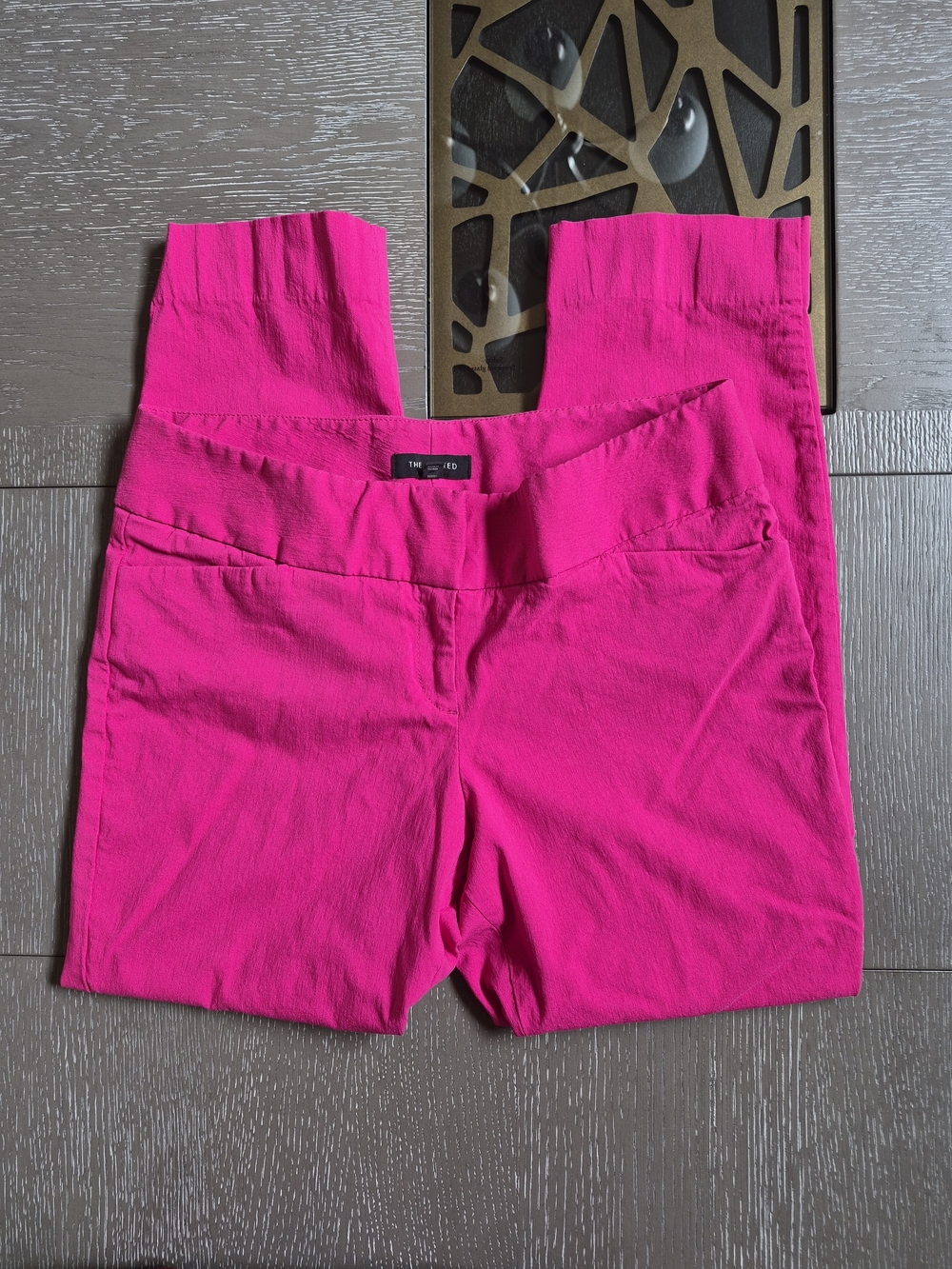 The Limited Hot Magenta Cropped Pants